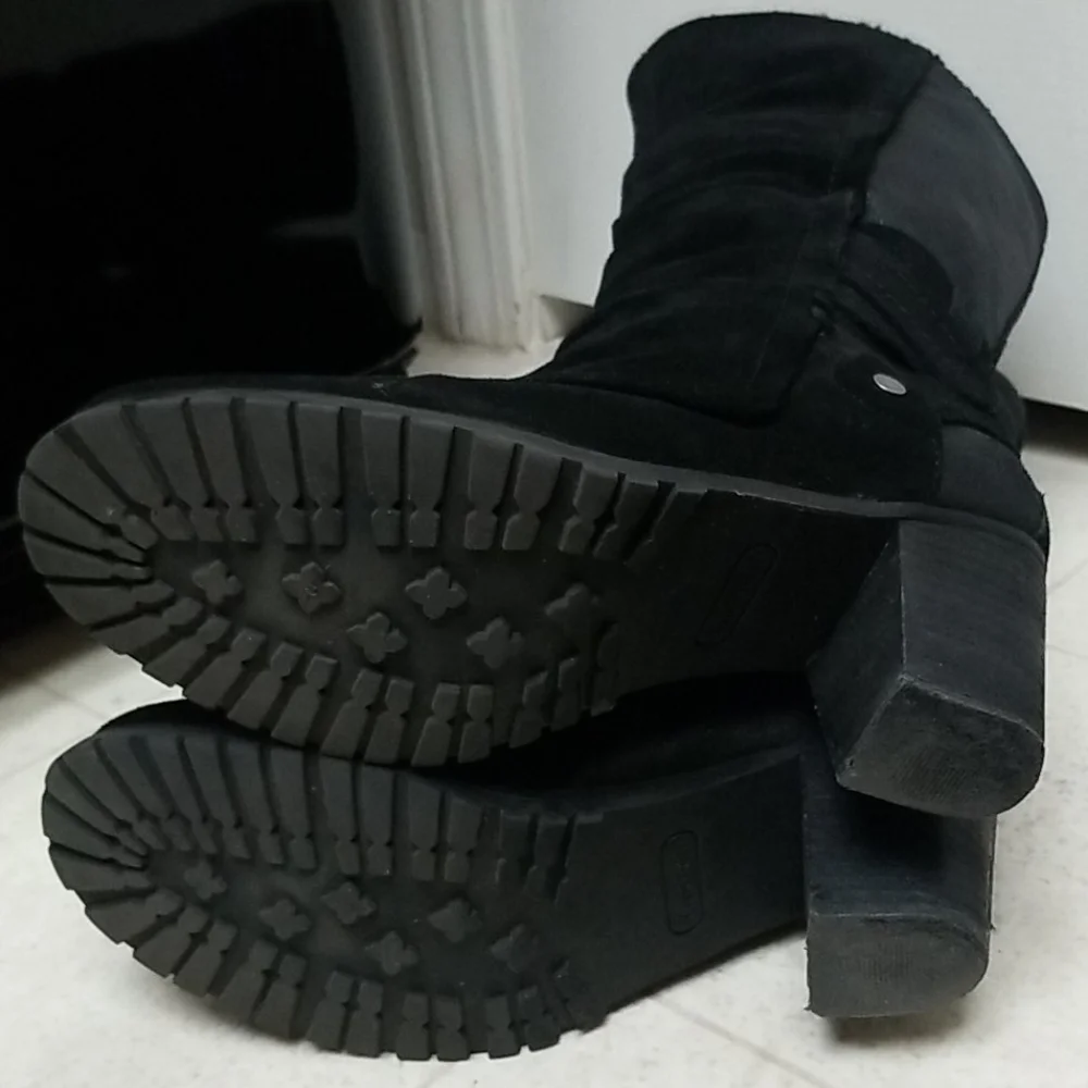 BARE TRAPS suede winter boots fleece lined